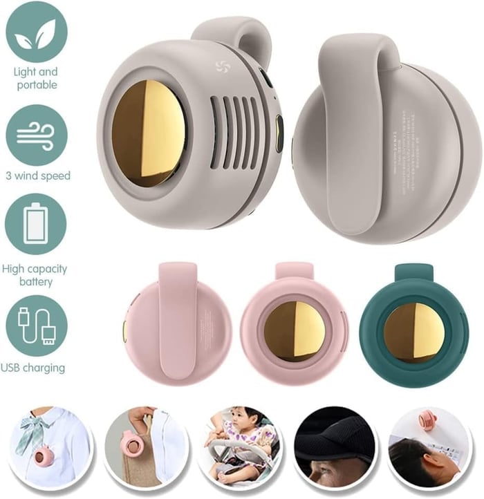 💥LAST DAY SALE Only $16.8!!🌀🌬️Portable Silent Mini Bladeless Electric Fan