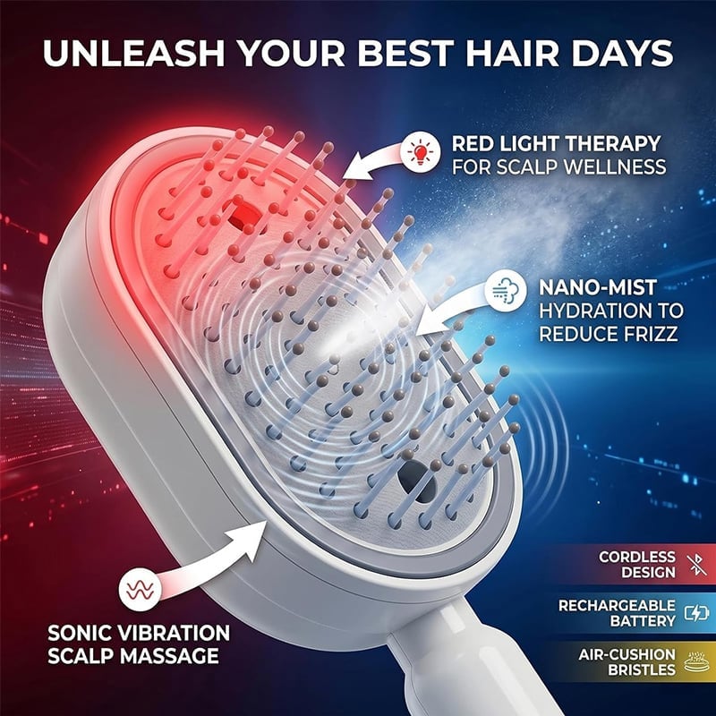 💥LAST DAY SALE Only $15.99!!💥 - 2026 Electric Steaming Massage Hair Care Brush