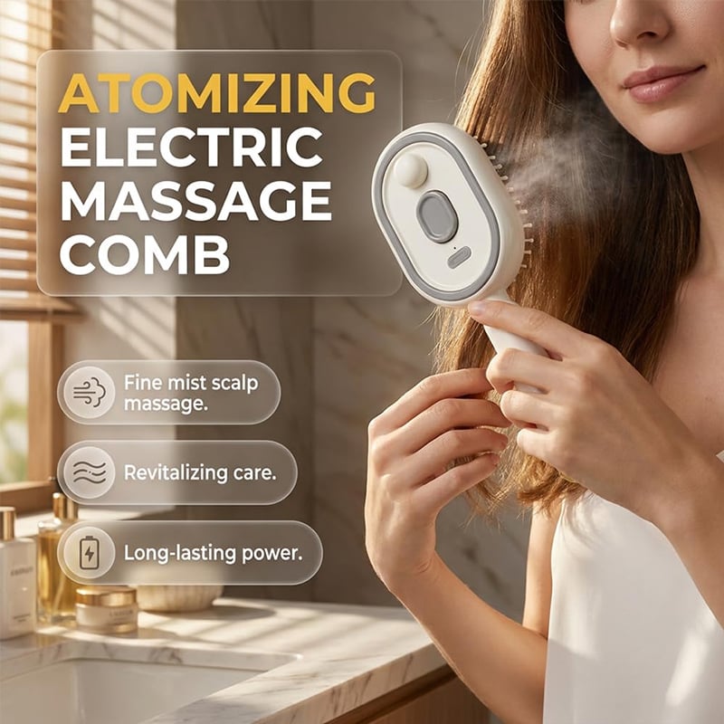 💥LAST DAY SALE Only $15.99!!💥 - 2026 Electric Steaming Massage Hair Care Brush