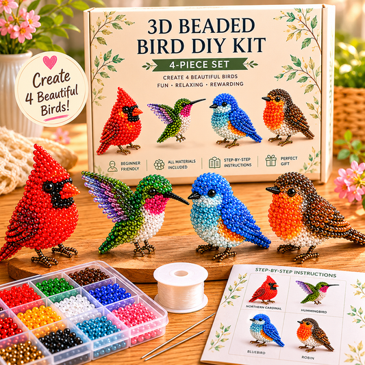 🎁😍 Today Only Save 70% OFF — 🐮Turn Tiny Beads Into Adorable Animals 🐸You'll Be Proud To Display 🐦✨