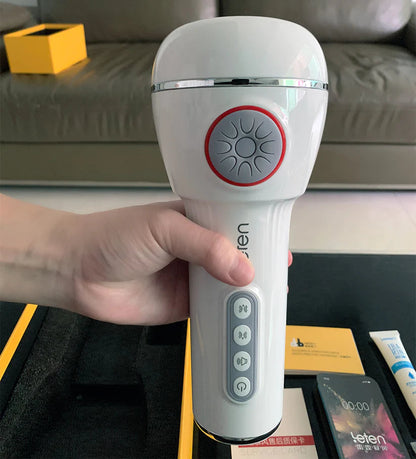 Leten IV 10 Vibrating & Sucking Male Stroker With Heated Voice