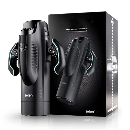 2026 Leten Bermuda 4 In 1 Heating Telescopic Sucking Voice Male Stroker