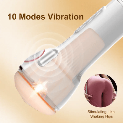 Leten IV 10 Vibrating & Sucking Male Stroker With Heated Voice