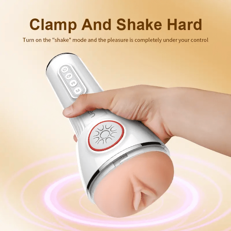 Leten IV 10 Vibrating & Sucking Male Stroker With Heated Voice