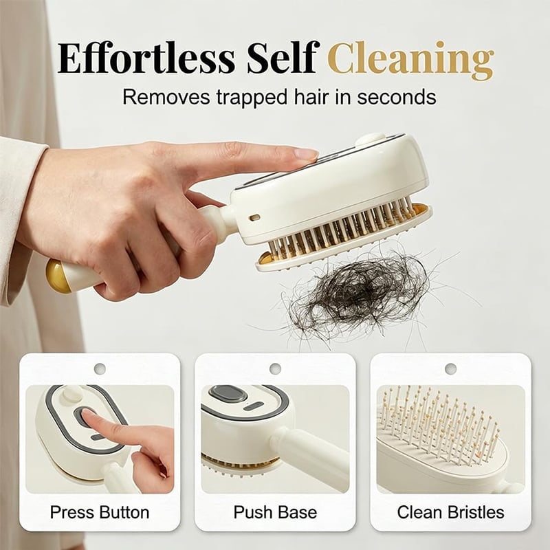 💥LAST DAY SALE Only $15.99!!💥 - 2026 Electric Steaming Massage Hair Care Brush