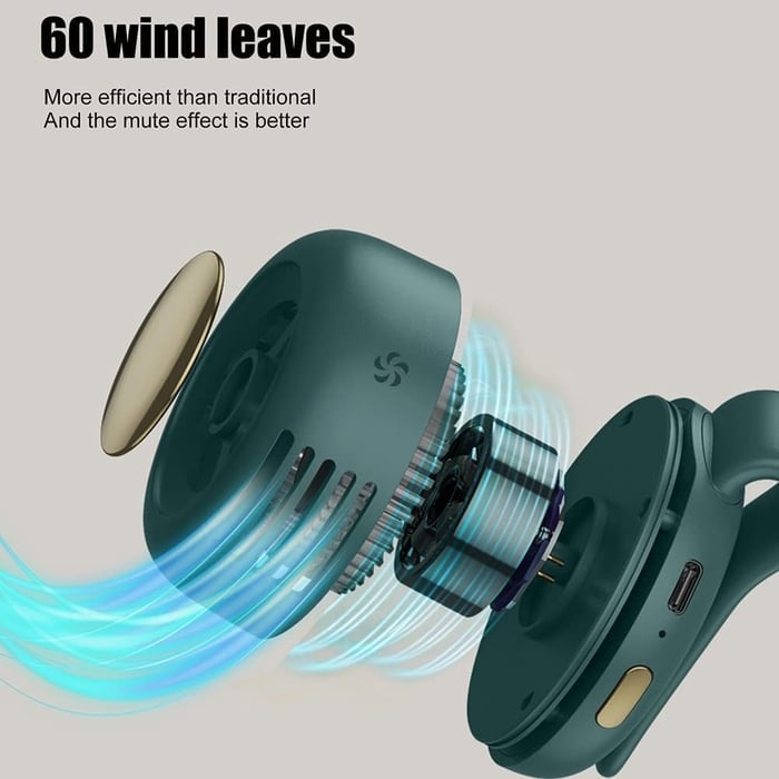 💥LAST DAY SALE Only $16.8!!🌀🌬️Portable Silent Mini Bladeless Electric Fan