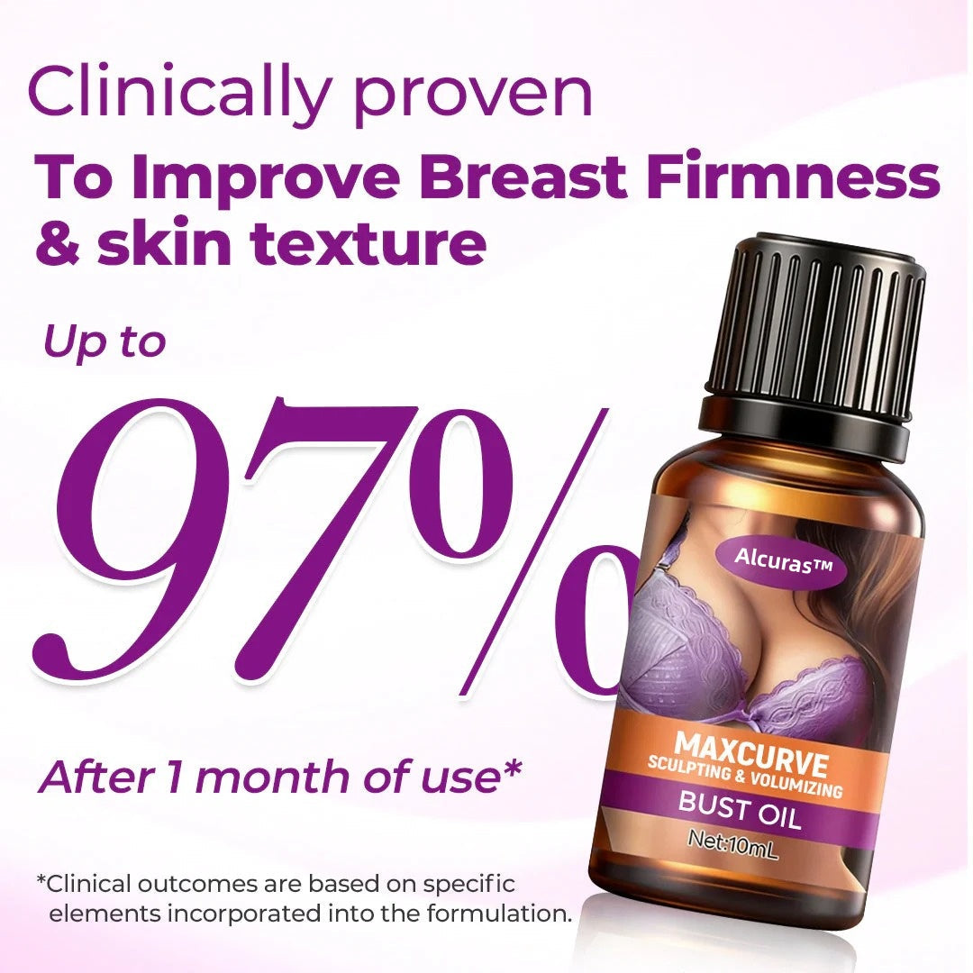 🔥Alcuras™ MaxCurve Sculpting & Volumizing Bust Oil⚡⏱️Get Visible Lift & Fuller Curves in Just 21 Days